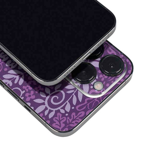 Radiant Orchid Floral iPhone 16 Pro Skin